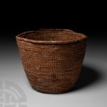 Egyptian Woven Reed Basket