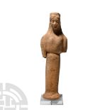 Greek Terracotta Figure of a Kore