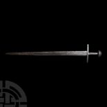 Medieval Sword with Inlaid Crosses Potent