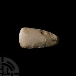 Stone Age British Polished Flint Axehead