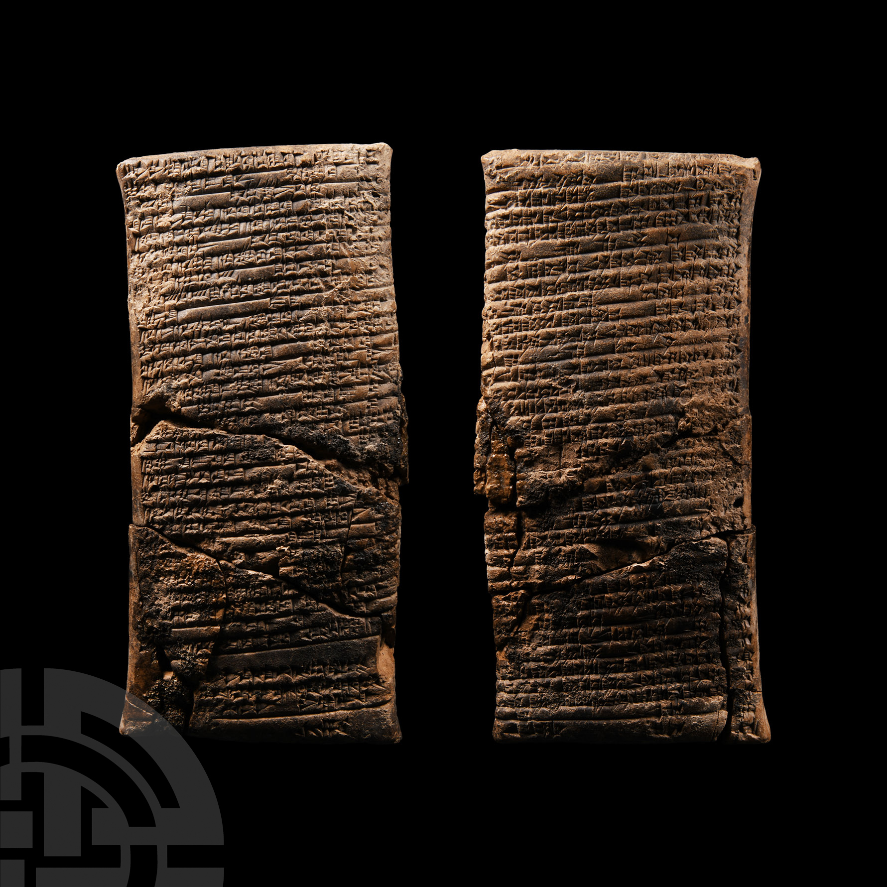 Old Babylonian Cuneiform Tablet a Letter from Iluni King of Ešnunna