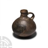 Pre-Columbian Chimu Black Ware Vessel