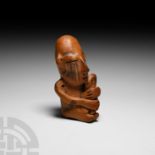 Pre-Columbian Wari Mother and Child Figure