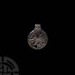 Viking Jellinge Gripping Odin Pendant