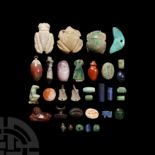 Egyptian and Other Hardstone Amulet Collection