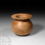 Mesopotamian Speckled Jasper Vessel