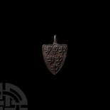 Medieval Knight's Heraldic 'Tilmanstone Family' Horse Harness Pendant