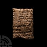 Old Babylonian Cuneiform Tablet, A Contract for a Land Purchase