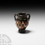 Greek Mosaic Glass Amphora