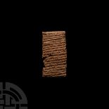 Old Babylonian Cuneiform Tablet a War Letter from Isik-Malik