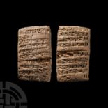 Akkadian Cuneiform Administrative Tablet
