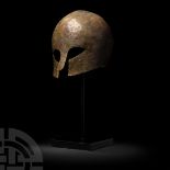 Archaic Greek Corinthian Helmet