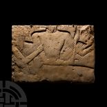 Egyptian Carved Limestone Relief Panel