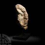 Colossal Marble Head of Zeus