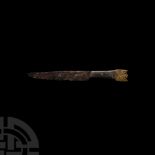 Medieval 'Thames' Knife with Crown and Maker's Mark