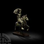 Gallo-Roman Statuette of God Taranis on Horseback