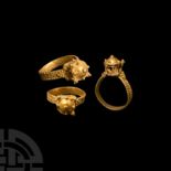 Byzantine Gold Architectural Ring