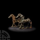 Luristan Horse Bit with Horses