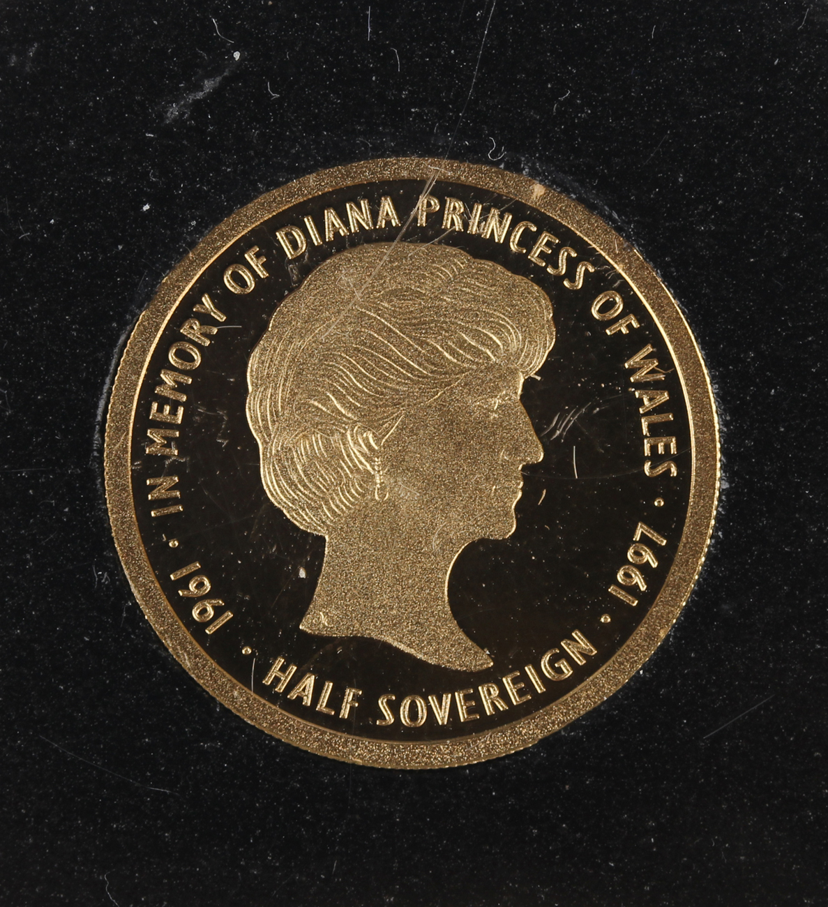 An Elizabeth II Jubilee Mint four gram gold proof coin 2017 commemorating Princess Diana, cased. - Image 3 of 3