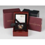 An Elizabeth II Royal Mint proof sovereign 2020, cased.Buyer’s Premium 29.4% (including VAT @ 20%)