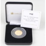 An Elizabeth II Jubilee Mint gold proof one pound coin 2020 commemorating the 75th anniversary of VE