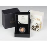 An Elizabeth II East India Company Mint proof sovereign 2019 commemorating the 200th anniversary