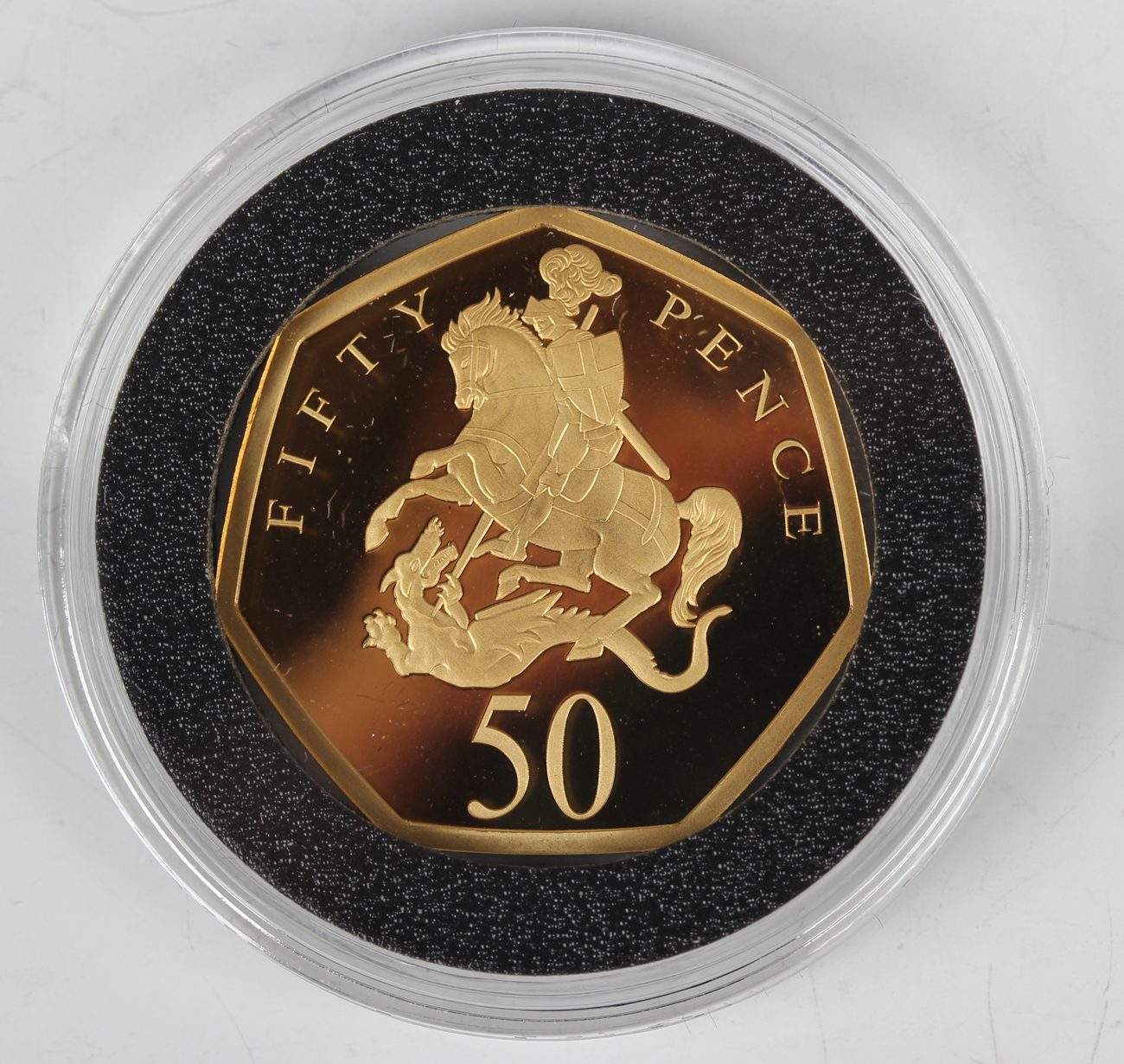 An Elizabeth II Jubilee Mint gold proof fifty pence coin 2021 commemorating the 50th anniversary - Image 3 of 3