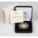 An Elizabeth II Harrington & Byrne gold proof coin 2019 commemorating the 400th anniversary of the