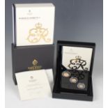 An Elizabeth II East India Company 'The Sovereign Collection' gold proof three-coin set 2021,