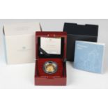 An Elizabeth II Royal Mint Britannia quarter-ounce gold proof coin 2021, cased.Buyer’s Premium 29.4%