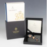 An Elizabeth II East India Company 'King George III The Sovereign Collection' gold proof three-