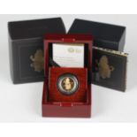 An Elizabeth II Royal Mint 'The Queen's Beasts' quarter-ounce gold proof commemorative coin 2017 '