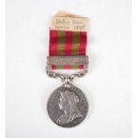 An India General Service Medal 1895 with bar 'Punjab Frontier 1897-98', impressed in capitals to '