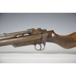 A Webley Mk II Service air rifle, No. 371548, barrel length 65cm, the action with patent details,