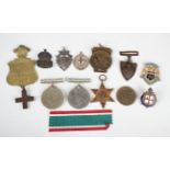 Three Second World War medals, comprising an Africa Star and two 1939-45 War Medals, a silver ARP