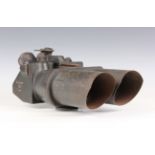 A pair of Second World War German 10 x 80 flak binoculars, probably by Joseph Schneider & Co,