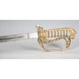 A George V Royal Navy officer's sword by Gieves, Portsmouth, London, Edinburgh and Devonport, with