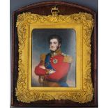 William John Newton - Miniature Portrait of George Fitz-Clarence, Earl of Munster, Viscount