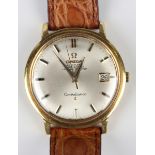 An Omega Automatic Chronometer Constellation 18ct gold circular cased gentleman's wristwatch,