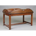 A 20th century mahogany butler's tray coffee table, height 51cm, width 100cm, depth 63cm.Buyer’s