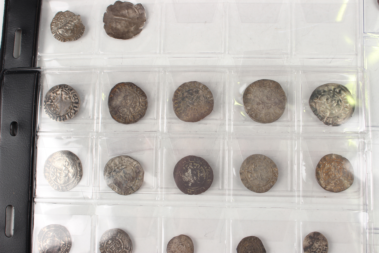 A collection of various early English hammered coinage, including a Henry VI groat Calais Mint, - Image 4 of 8