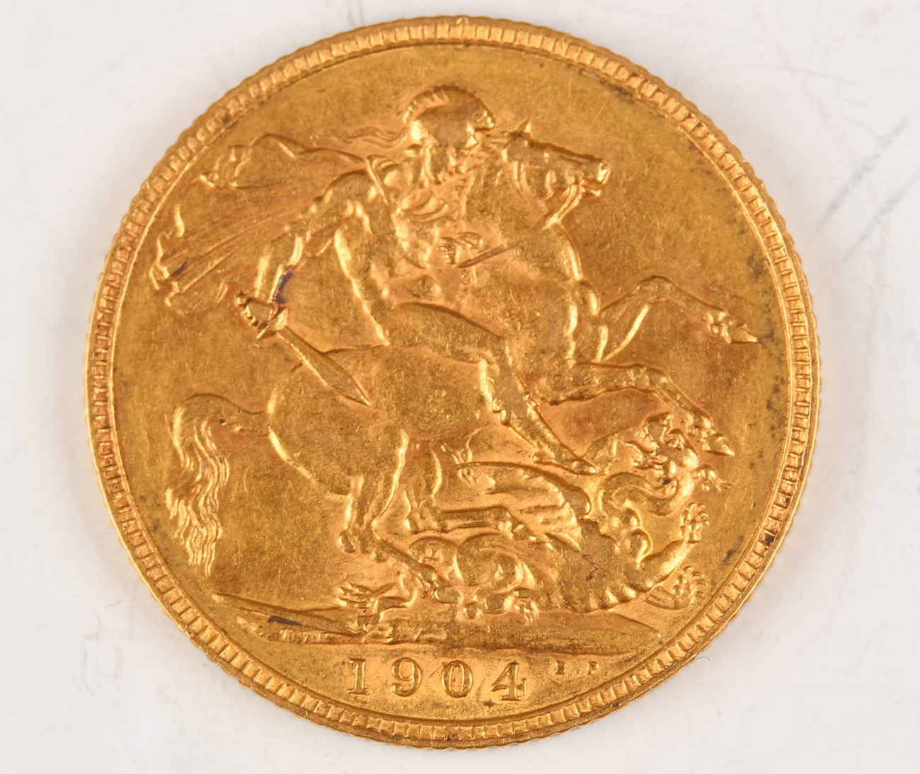 An Edward VII sovereign 1904.Buyer’s Premium 29.4% (including VAT @ 20%) of the hammer price. Lots - Image 2 of 2