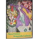 After Henri Matisse - 'Henri Matisse Acquavella Galleries' (Poster for the Exhibition), 20th century