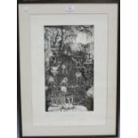 Magnus Irvin - 'Squid Cottage', 20th century etching with aquatint, signed, titled and inscribed '