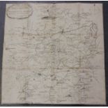 Jasper Sprange (publisher) - 'A Sketch of the Roads within Fourteen Miles of Tunbridge Wells',