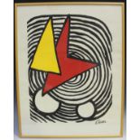 Alexander Calder - Abstract Composition, lithograph, editioned 260/375 in pencil, published circa