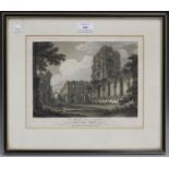 W. Byrne & T. Medland, after Joseph Farrington - 'Fountain's Abbey…', etching with engraving and