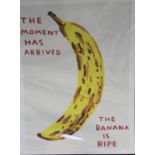 David Shrigley - 'The Moment has Arrived', offset lithograph, published by Shrig Shop circa 2021,