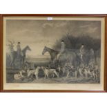 Charles George Lewis, after Thomas Slingsby - The York and Ainsty Hunt, engraving with etching and