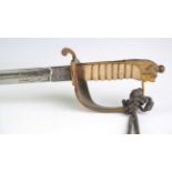 An early 20th century Royal Navy Reserve officer's dress sword by J.R. Gaunt & Son Limited, late